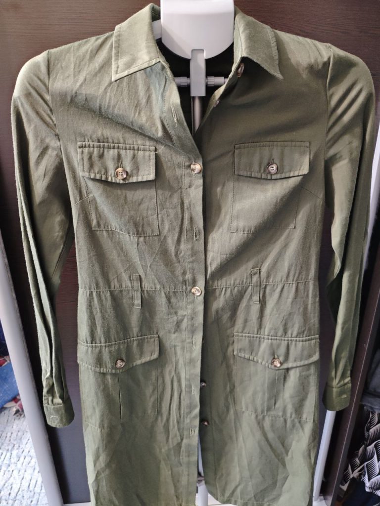 🌿 Стильное платье-рубашка / туника в стиле сафари