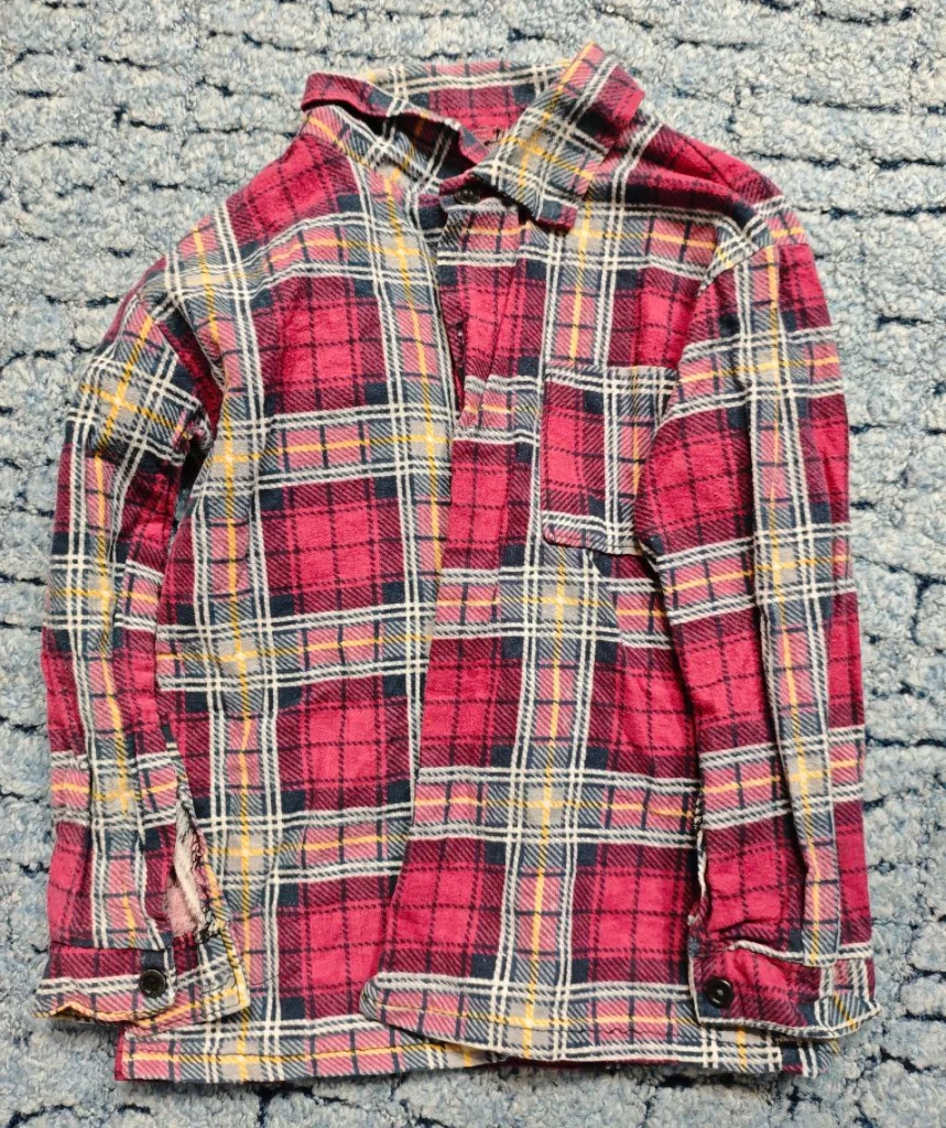 👕🟥 Рубашка в клетку для ребёнка