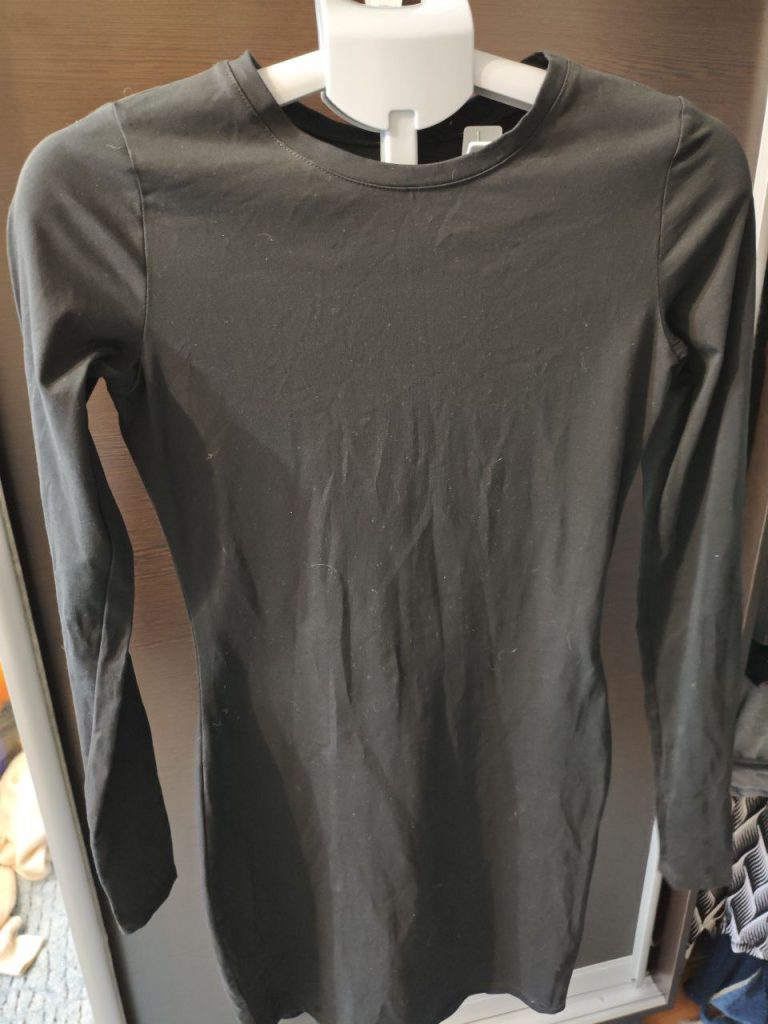 🖤 Базовое чёрное платье с длинным рукавом