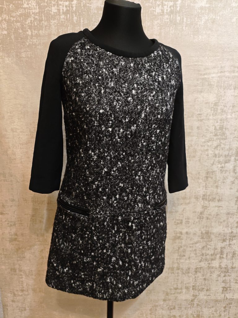 🤍 Уютное платье с фактурной тканью