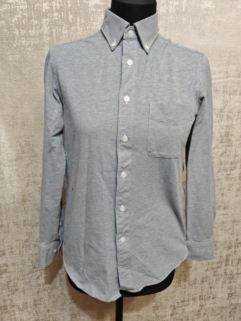 👔 Мужская рубашка свободного кроя с карманом