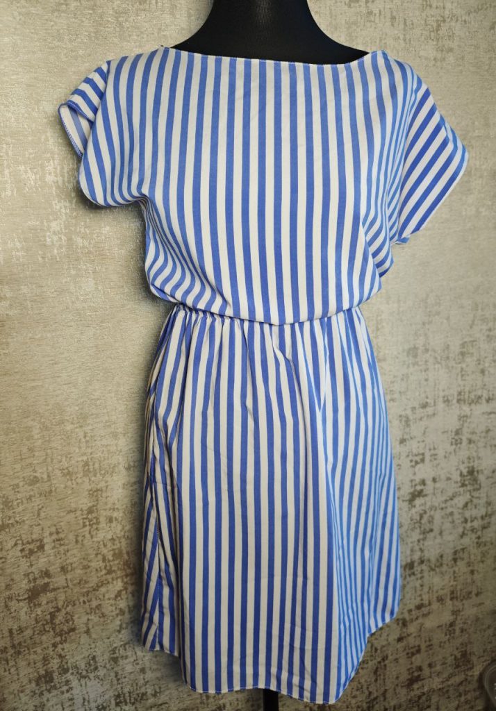 Летнее женское платье — морячка