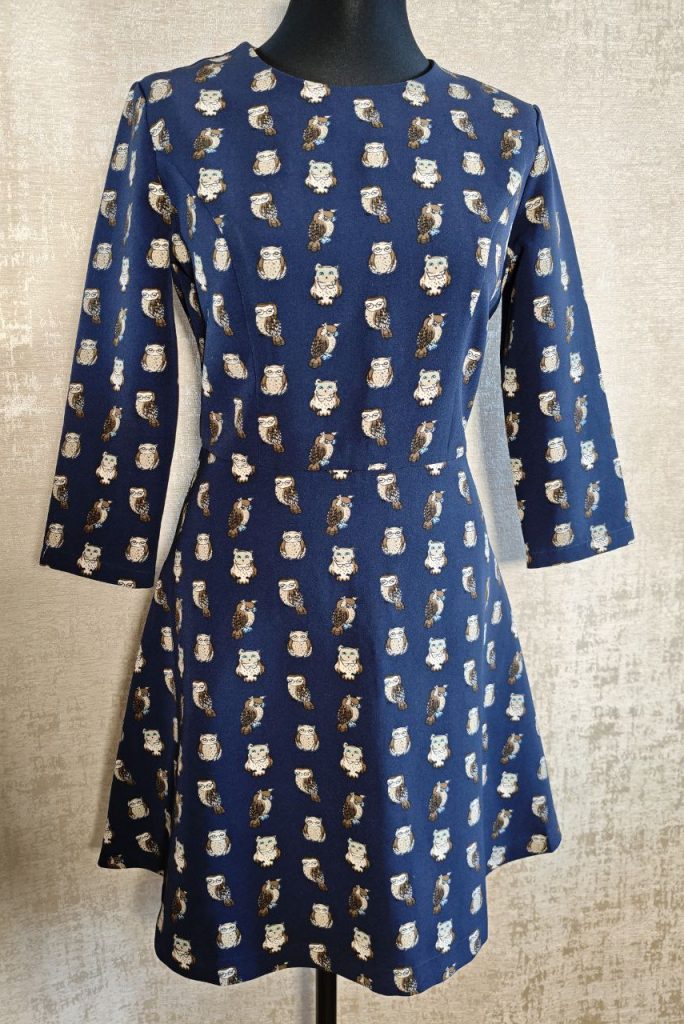 Женское платье — совы