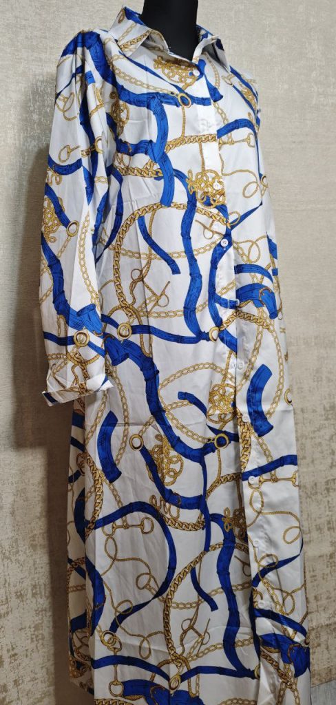 Летнее женское платье — морской прибой